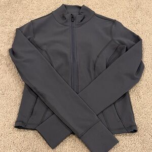 90 Degree By Reflex Dark Gray Bomber Jacket